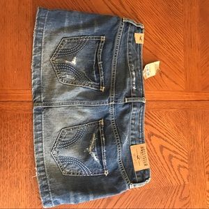 Hollister Mini Jean Skirt